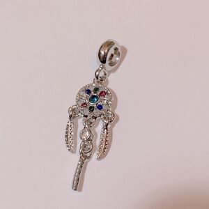 Dream Catcher Charm Pendant, NWOT, Silver Tone